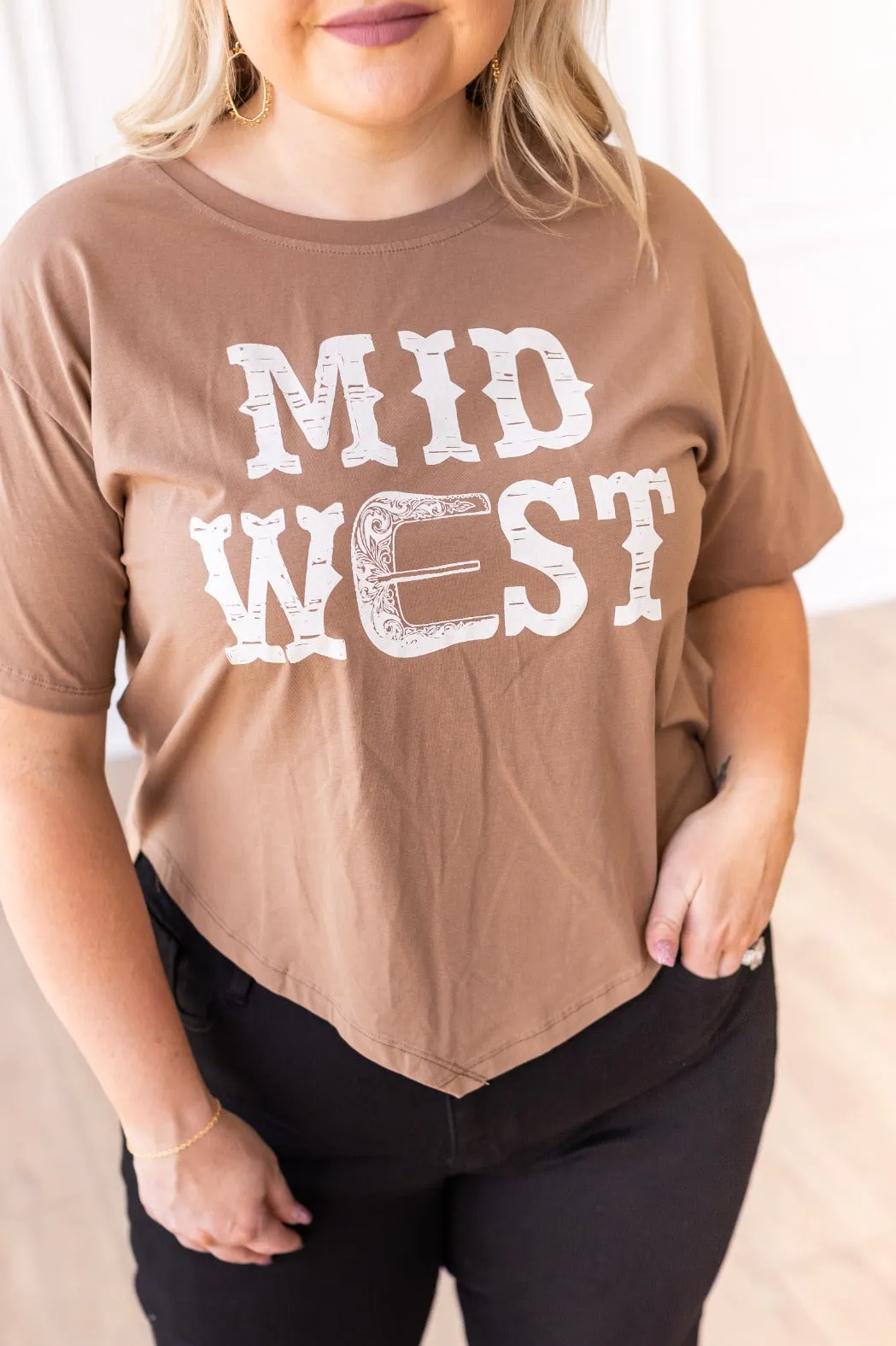 Mid West on Tan Crop Blank