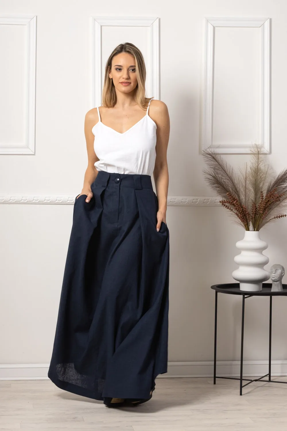 Minimalist Long Bohemian Skirt