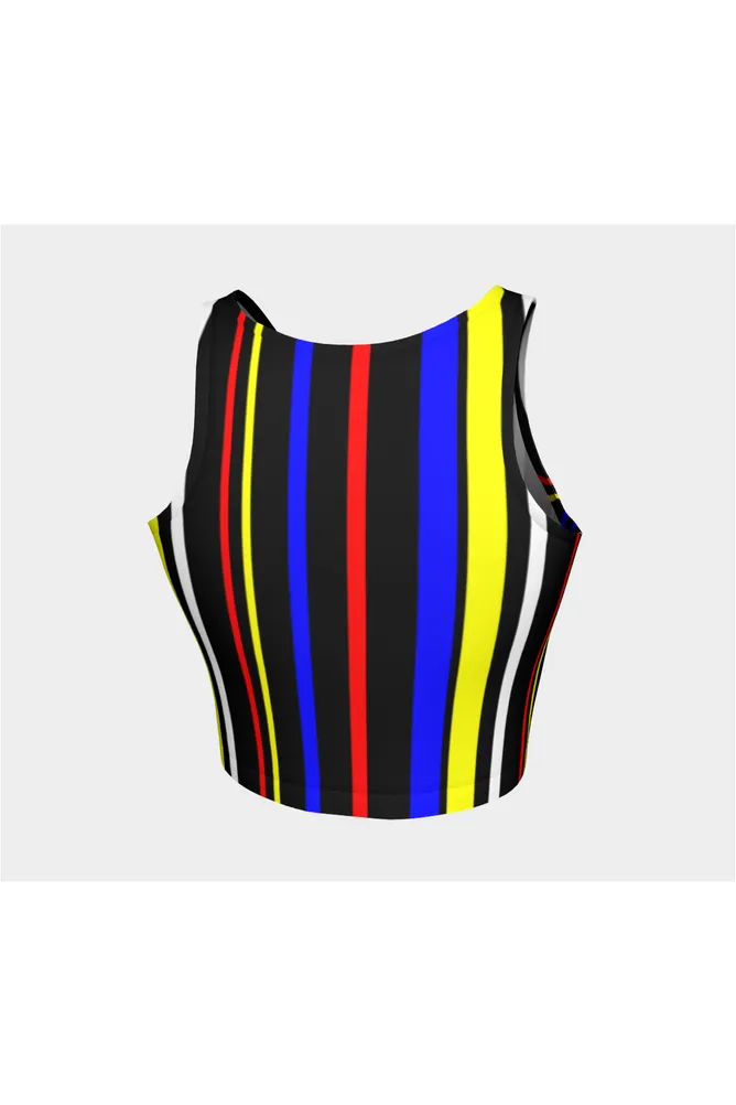 Multi color Stripe Athletic Top