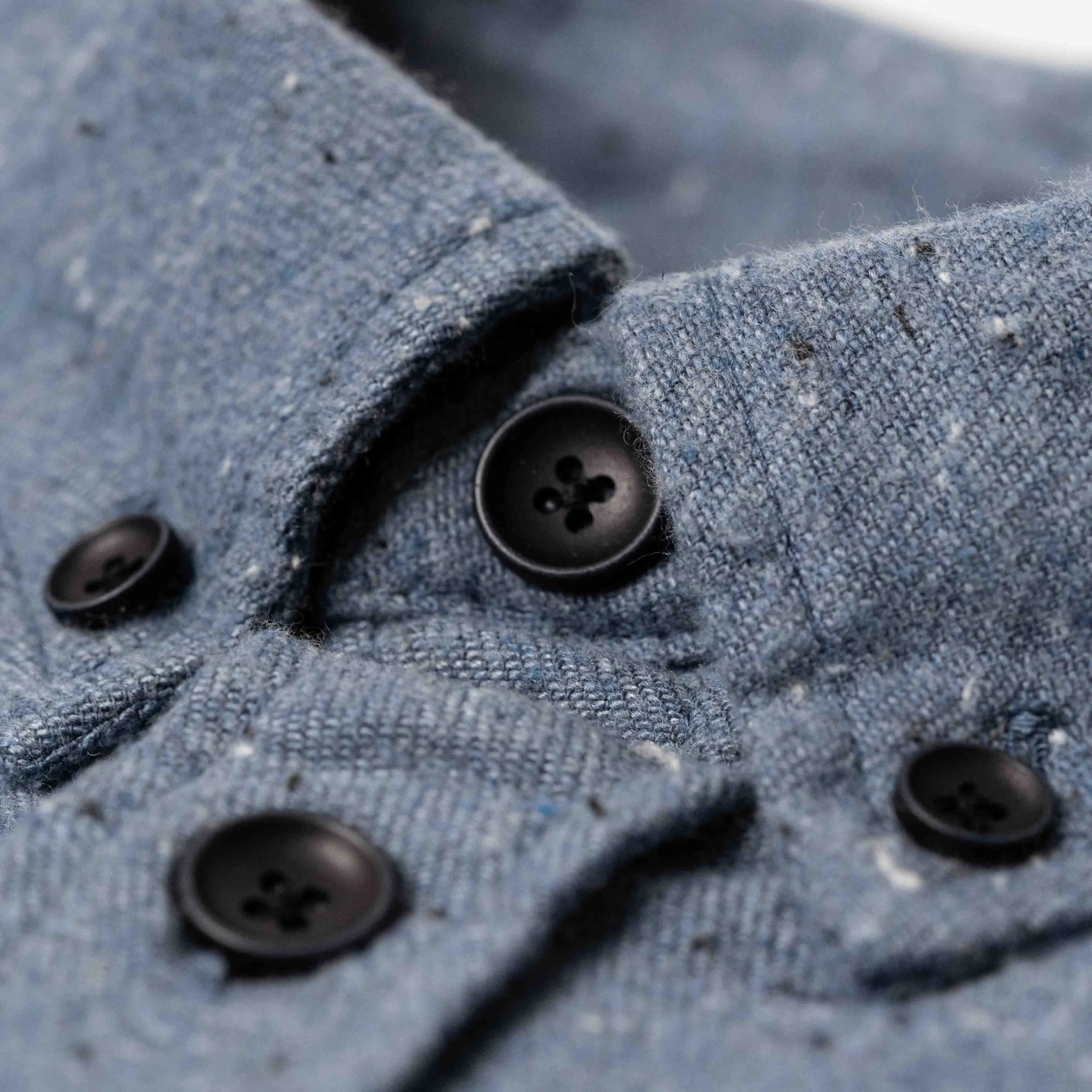 Murphy Fleck Cotton Shirt | Bridgewater Blue