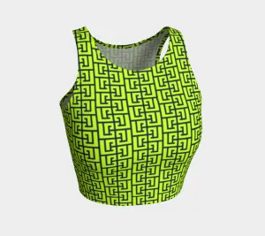 Neon Green Lo-Key Crop Top