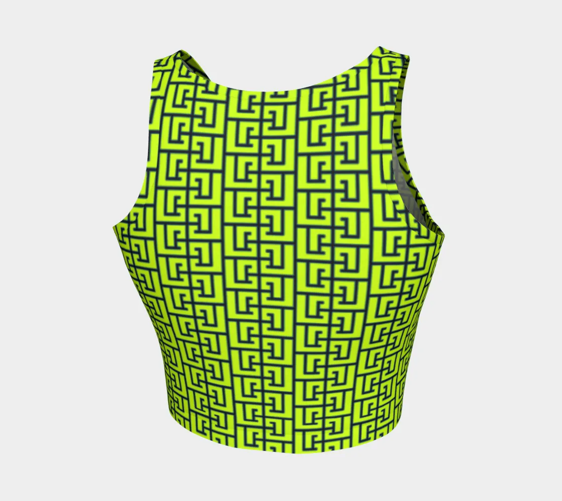 Neon Green Lo-Key Crop Top