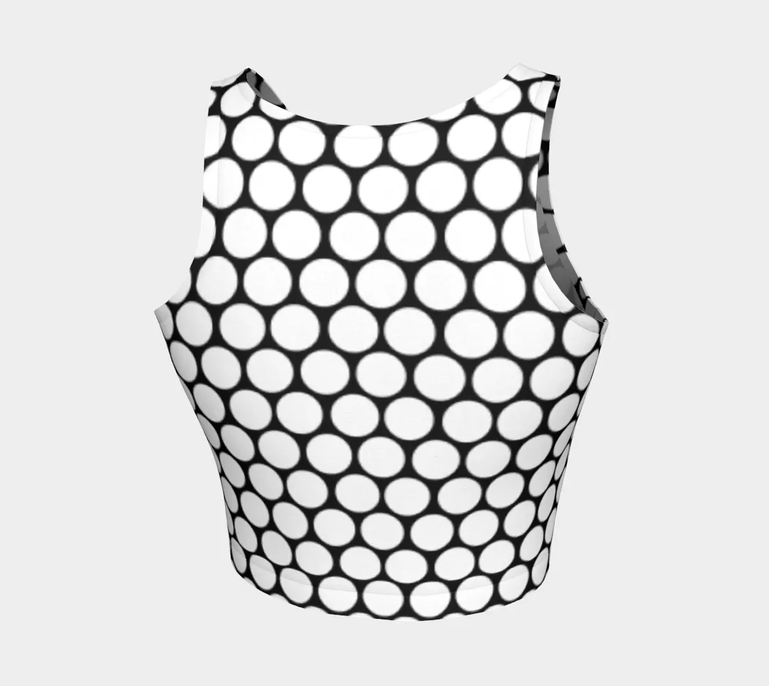 Nested Circles Athletic Crop Top