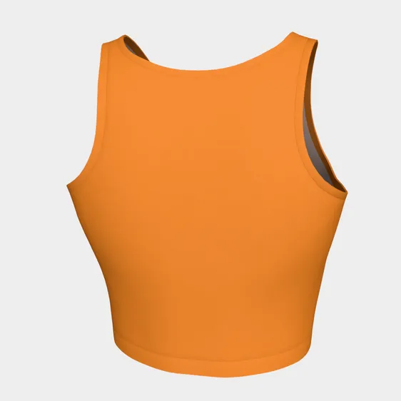 Orange Athletic Top