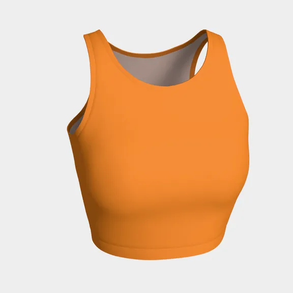 Orange Athletic Top