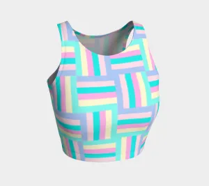 Pastel Matrix Crop Top