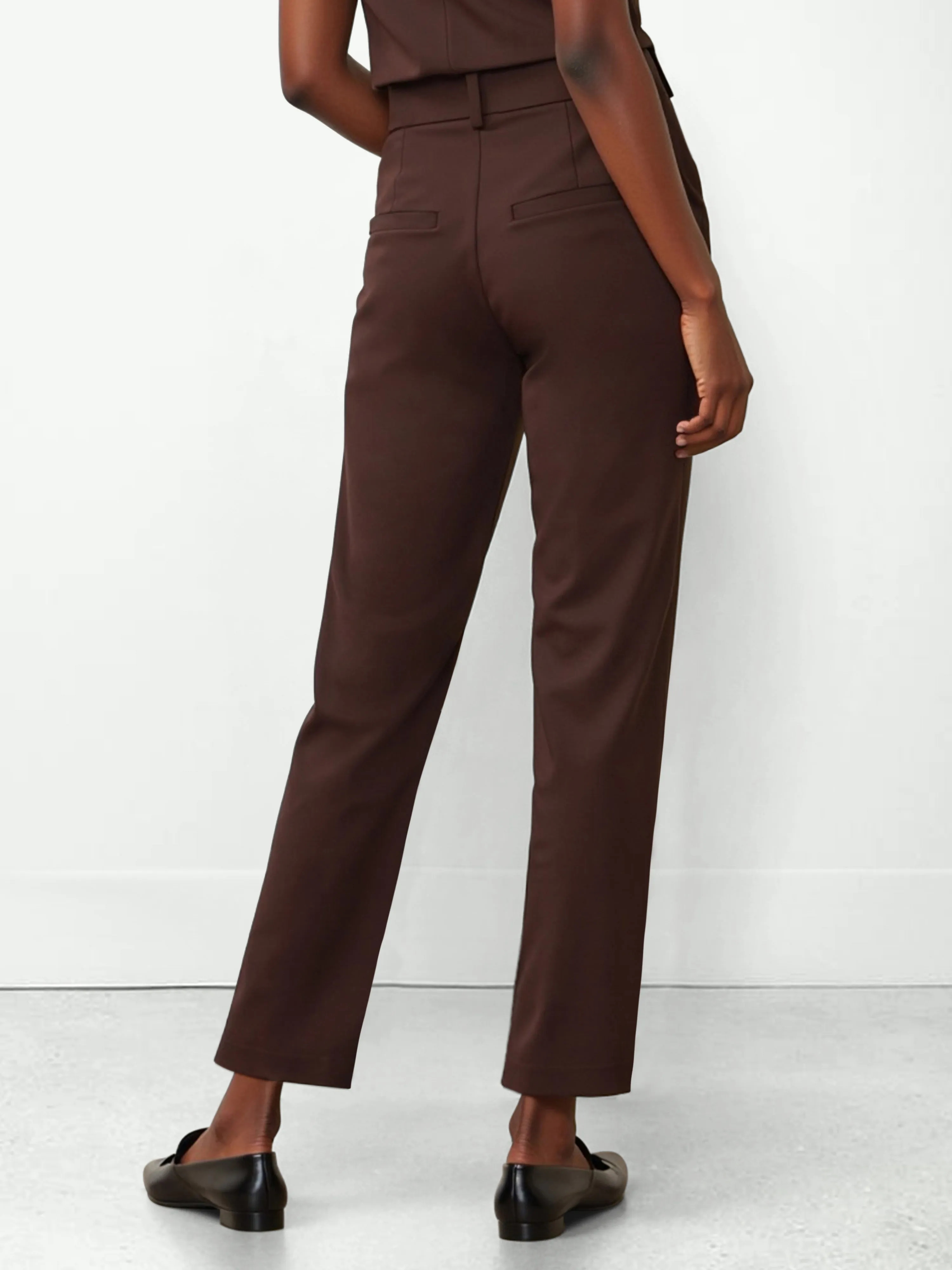 Petite All-Season Stretch Mid Rise Bootcut Pant