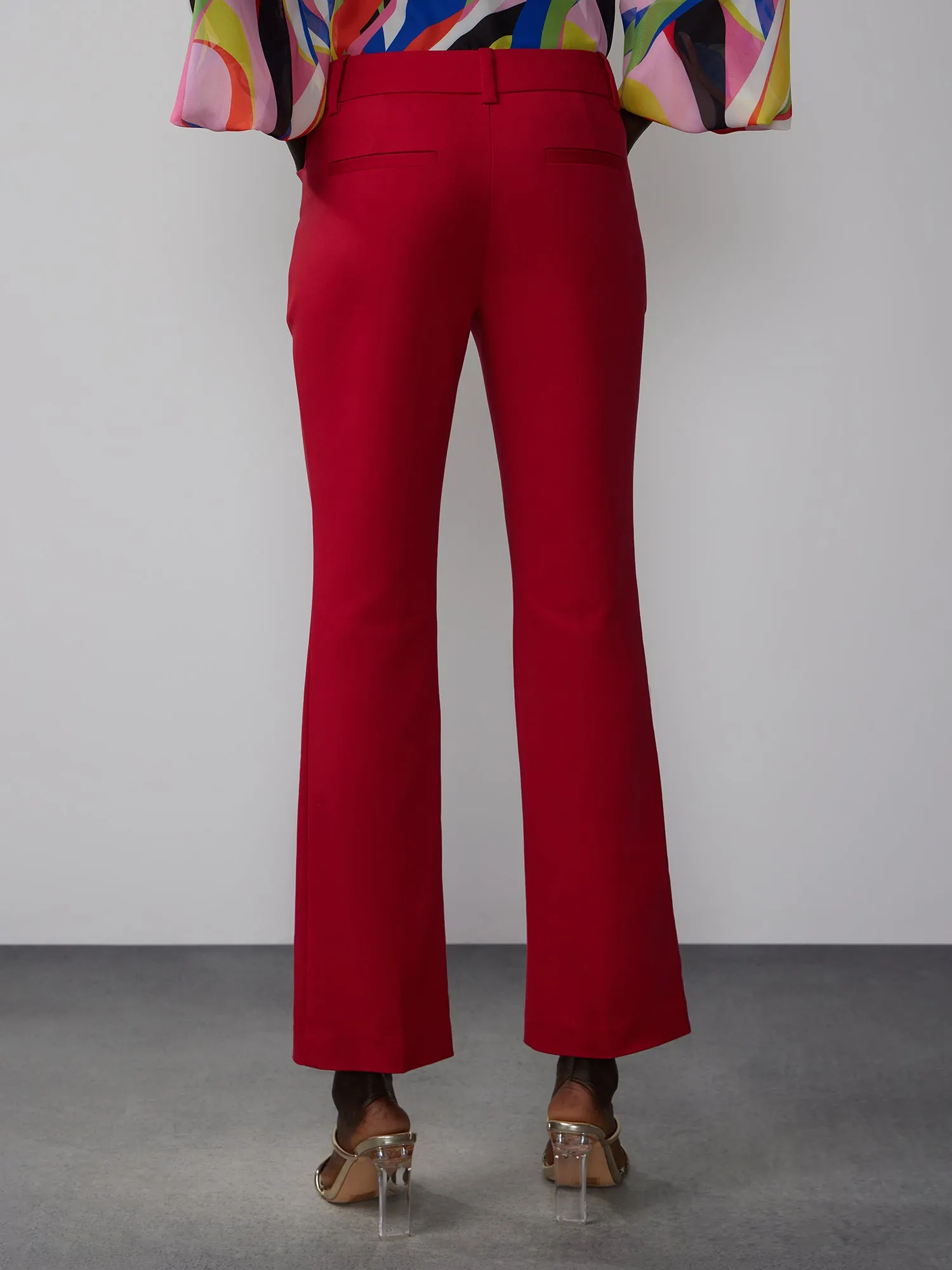 Petite All-Season Stretch Mid Rise Bootcut Pant