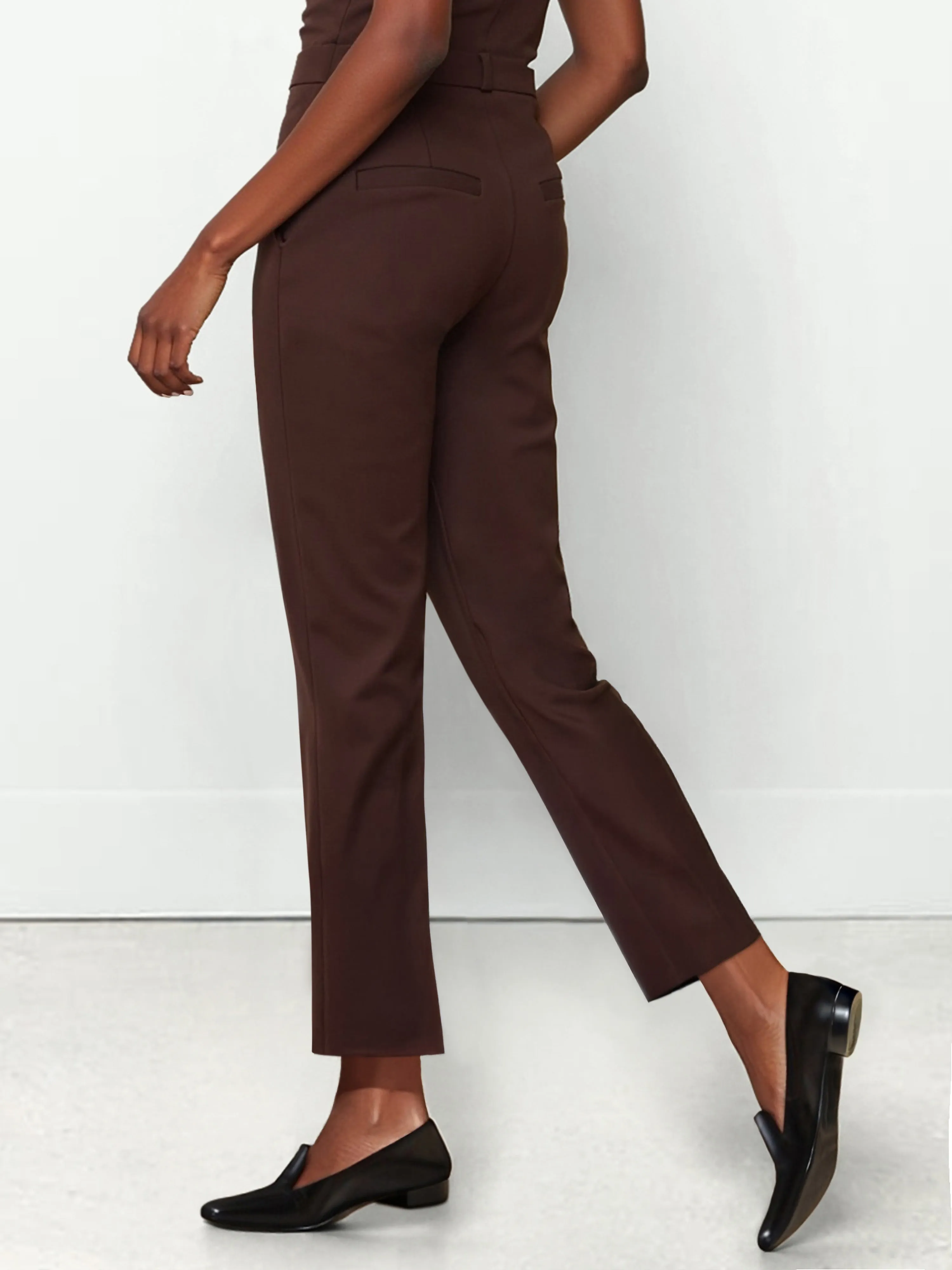 Petite All-Season Stretch Mid Rise Bootcut Pant