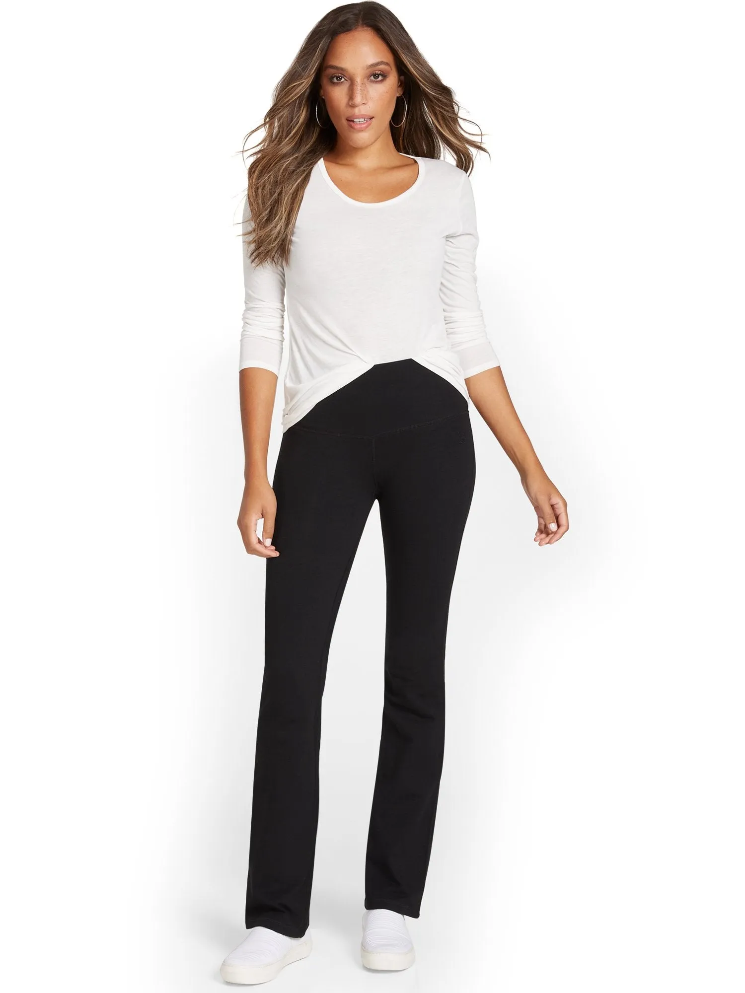 Petite High-Waisted Bootcut Yoga Pant