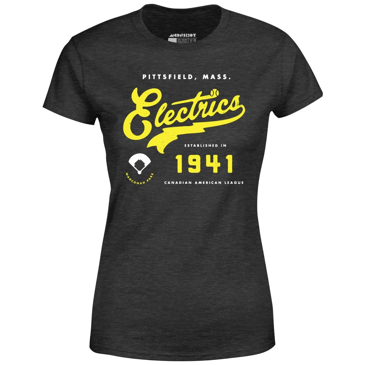 Pittsfield Electrics - Massachusetts - Vintage Defunct Baseball Teams - Women's T-Shirt