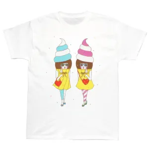 Popkiller Artist Series Naoshi Ice Cream Girls Youth T-shirt