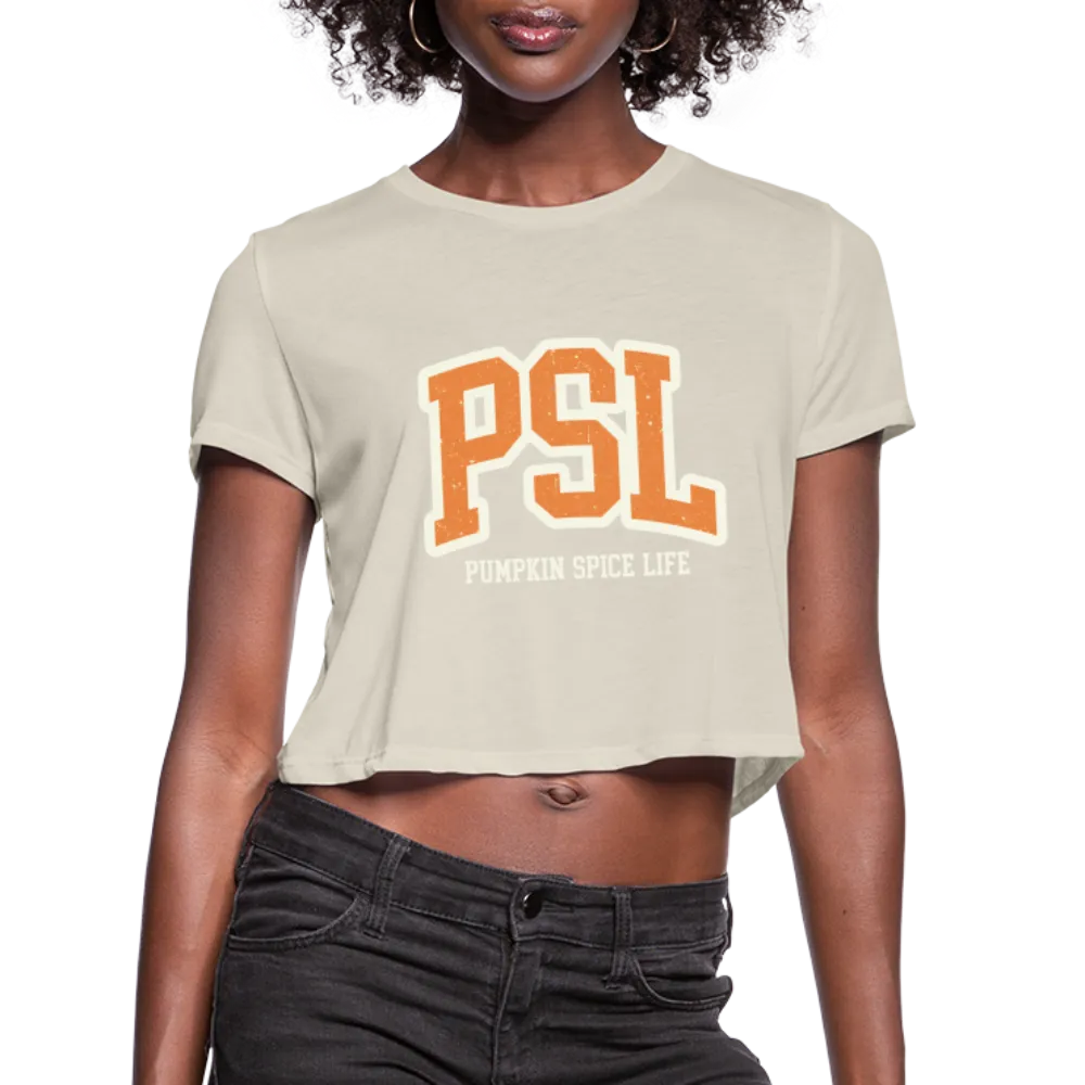 PSL Pumpkin Spice Life Women's Cropped T-Shirt