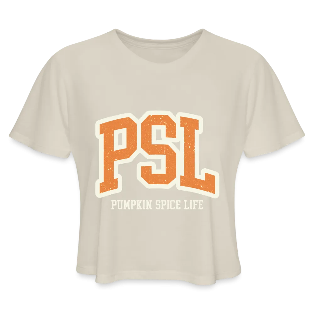 PSL Pumpkin Spice Life Women's Cropped T-Shirt