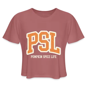 PSL Pumpkin Spice Life Women's Cropped T-Shirt