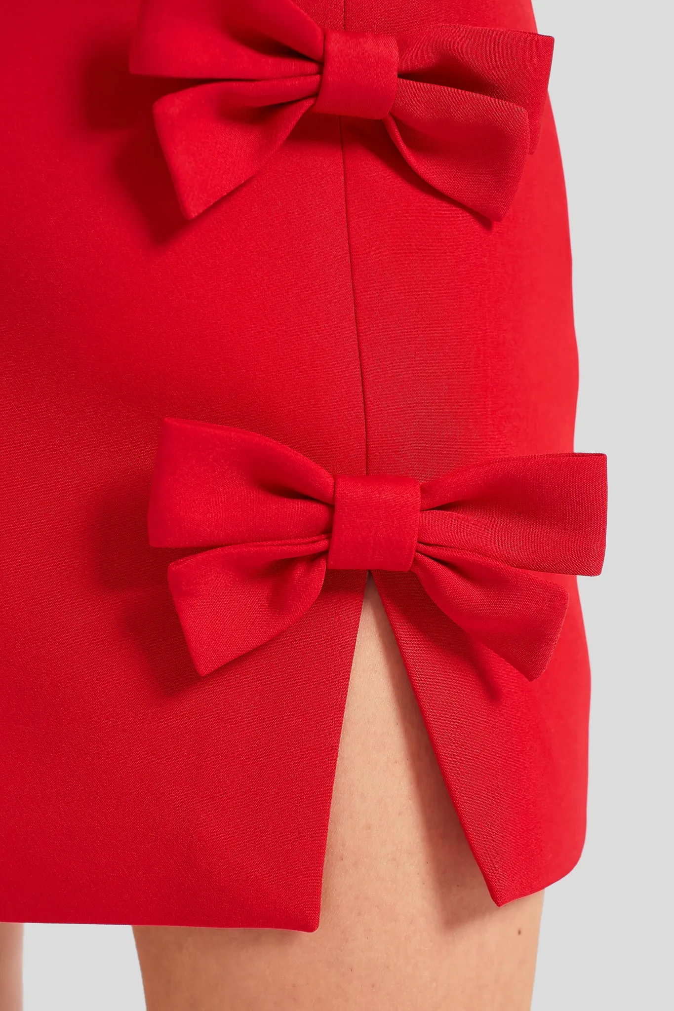 Red Bows Rochelle Mini Skirt