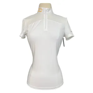 Rider's Gene Competition Polo in White - Women's Small