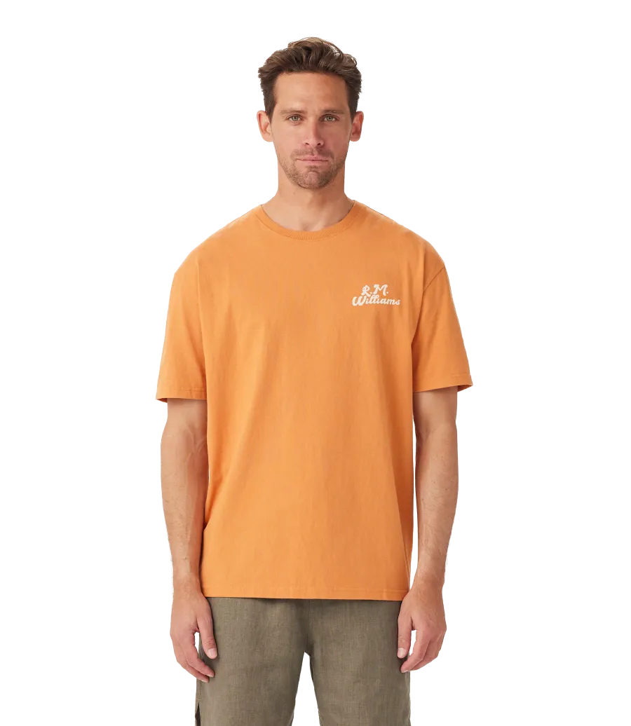 R.M.Williams - Menu T-Shirt - Tangerine