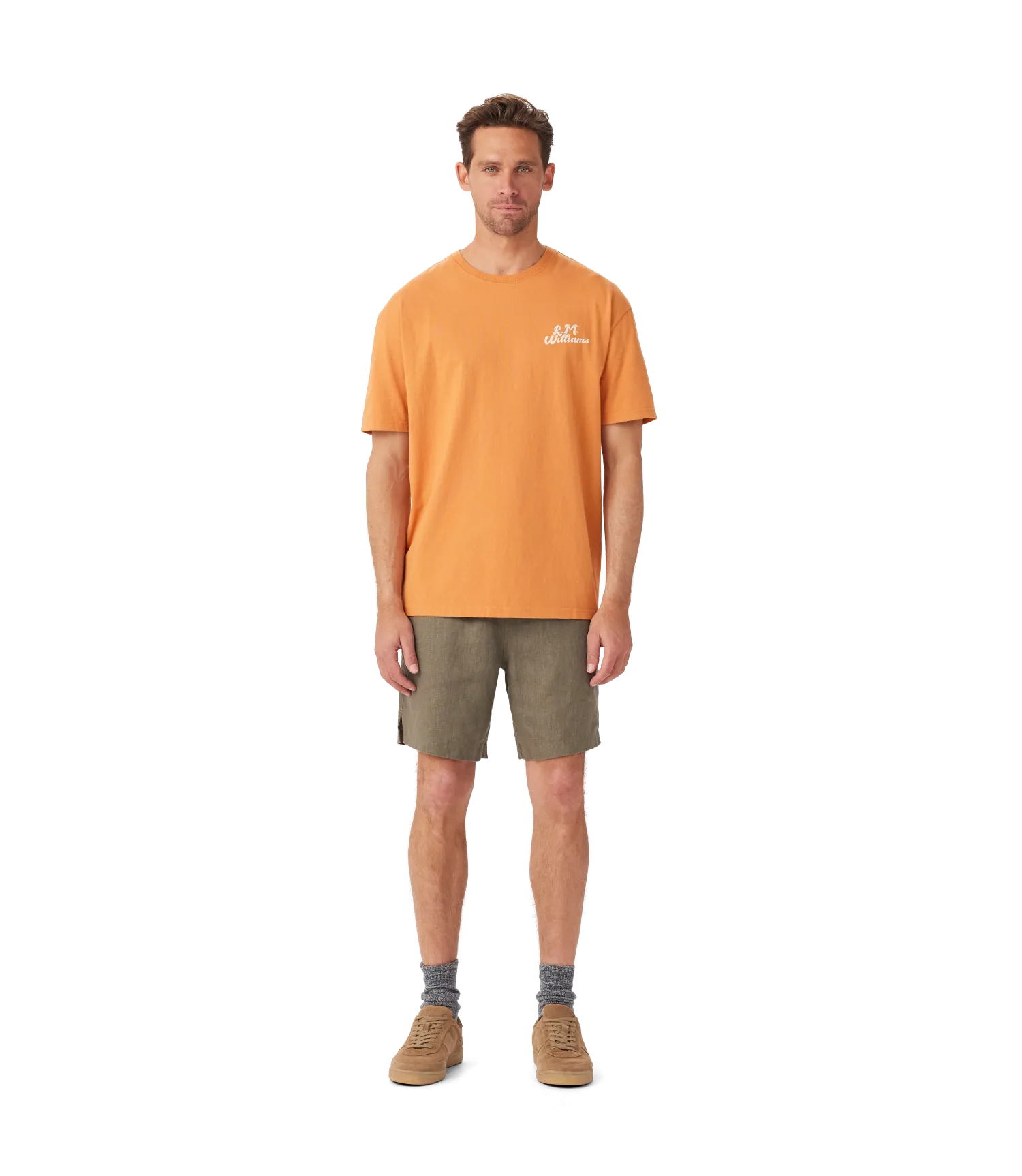 R.M.Williams - Menu T-Shirt - Tangerine