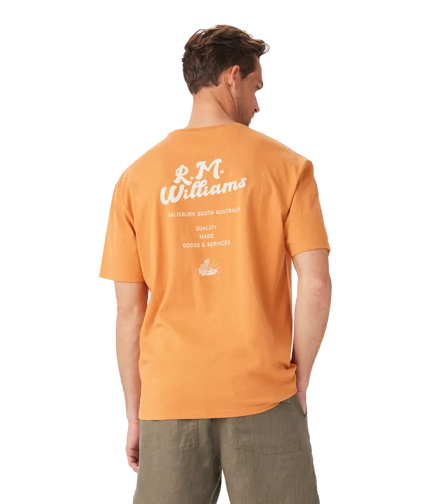 R.M.Williams - Menu T-Shirt - Tangerine