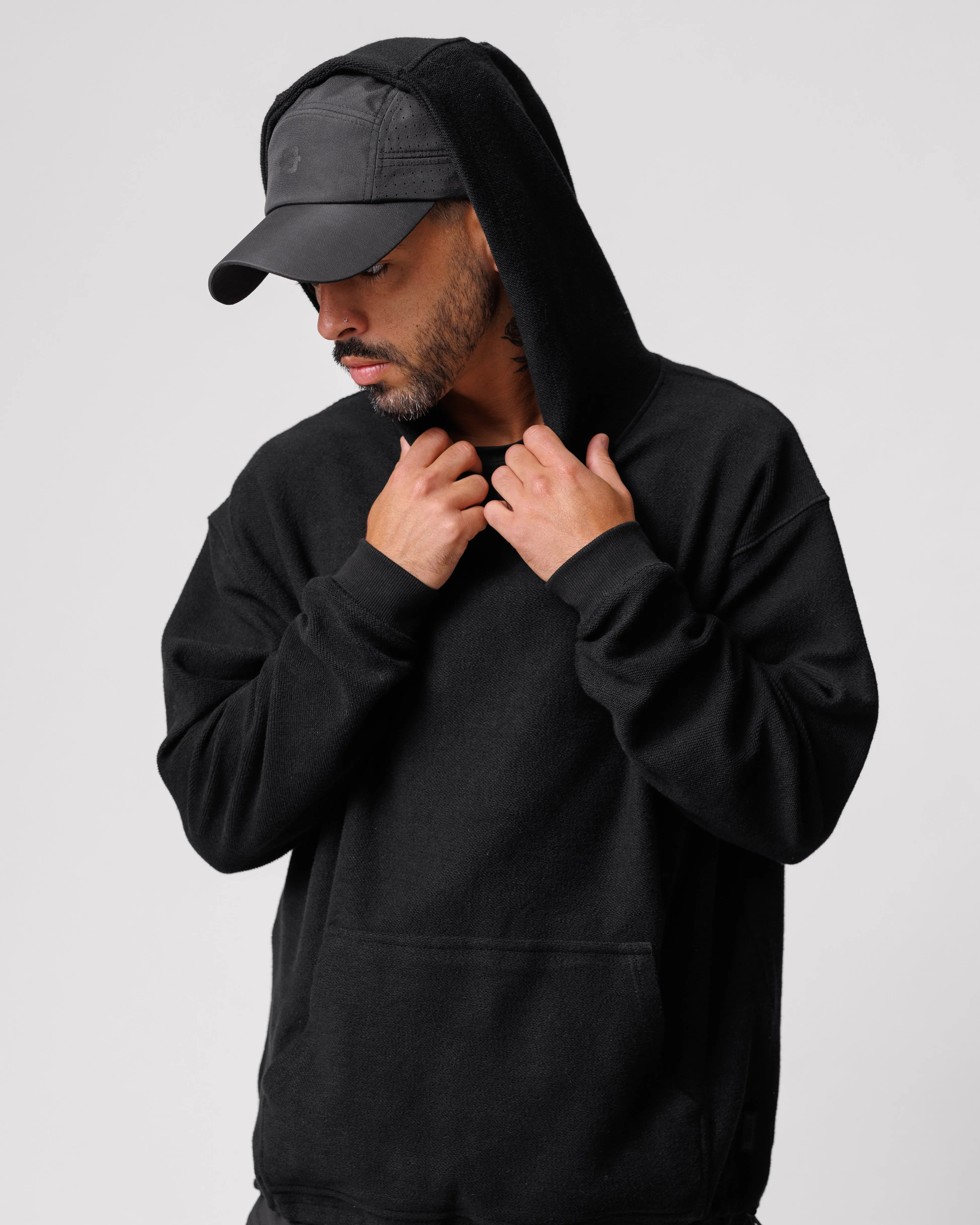 Rough-Knit Hoodie