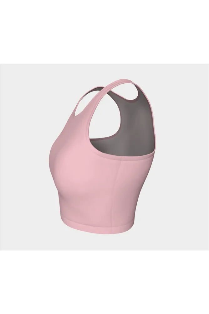 Soft Pink Rose Petals Athletic Top