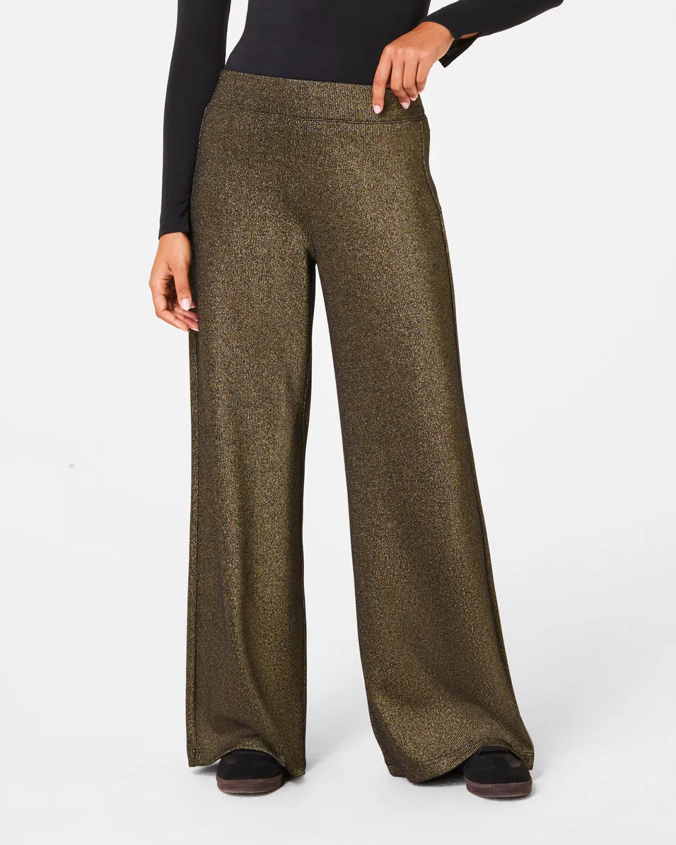 SPANX® AirEssentials Wide Leg Pant with Shimmer