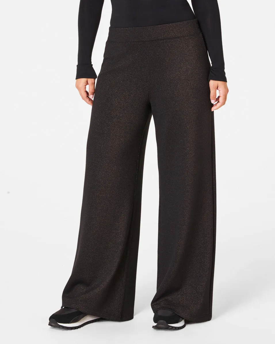 SPANX® AirEssentials Wide Leg Pant with Shimmer