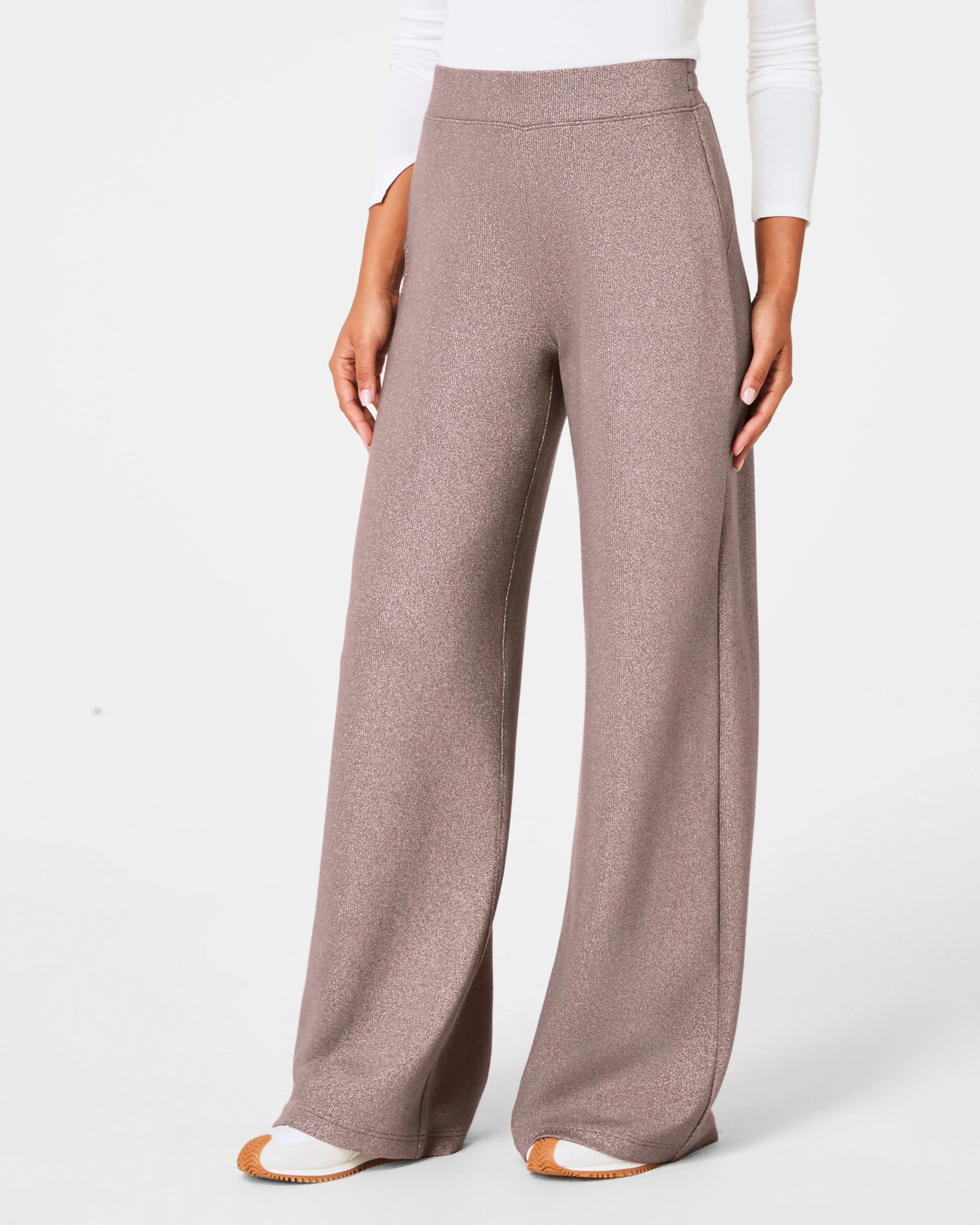 SPANX® AirEssentials Wide Leg Pant with Shimmer