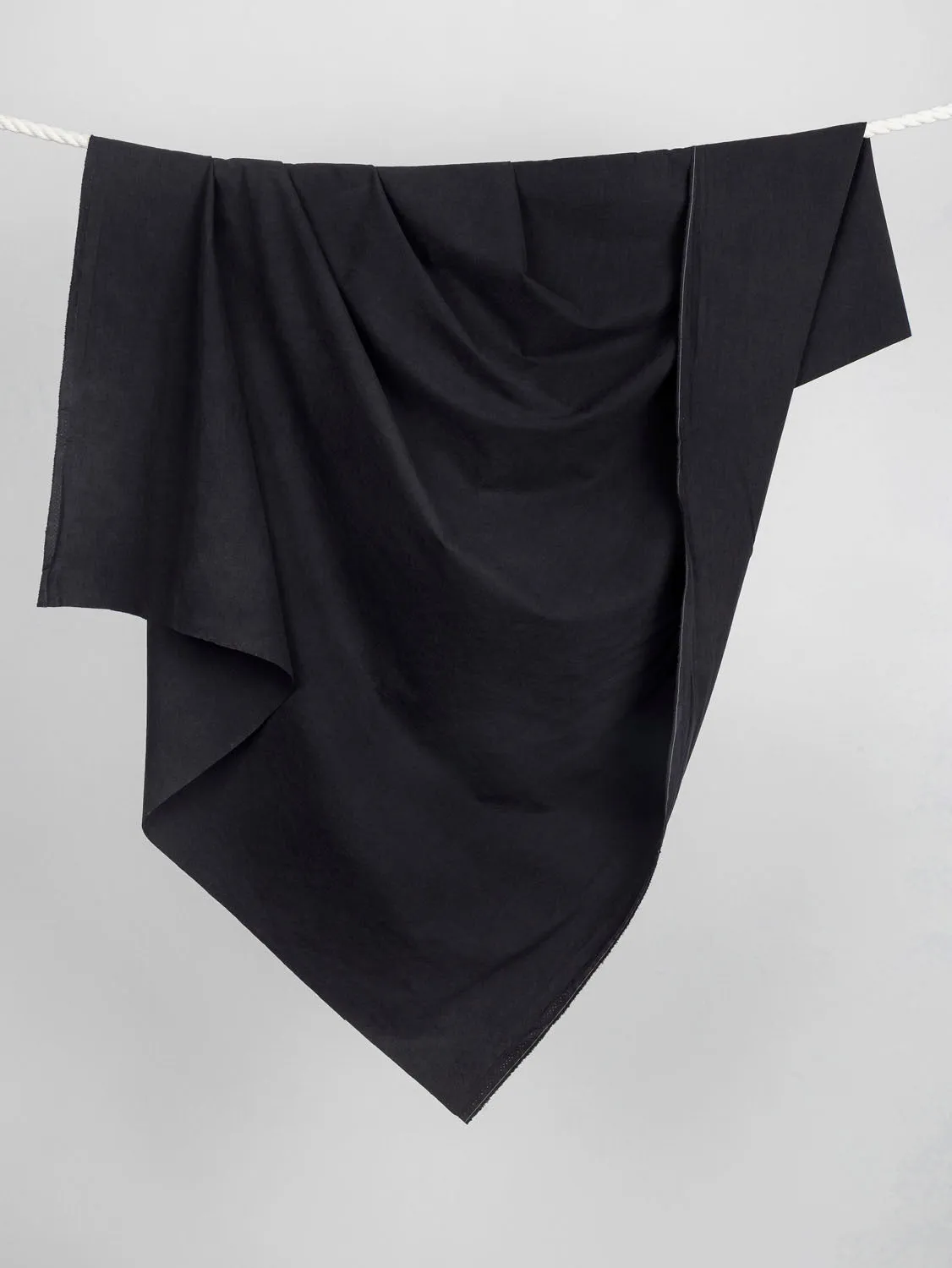 Substantial Organic Cotton Broadcloth - Black