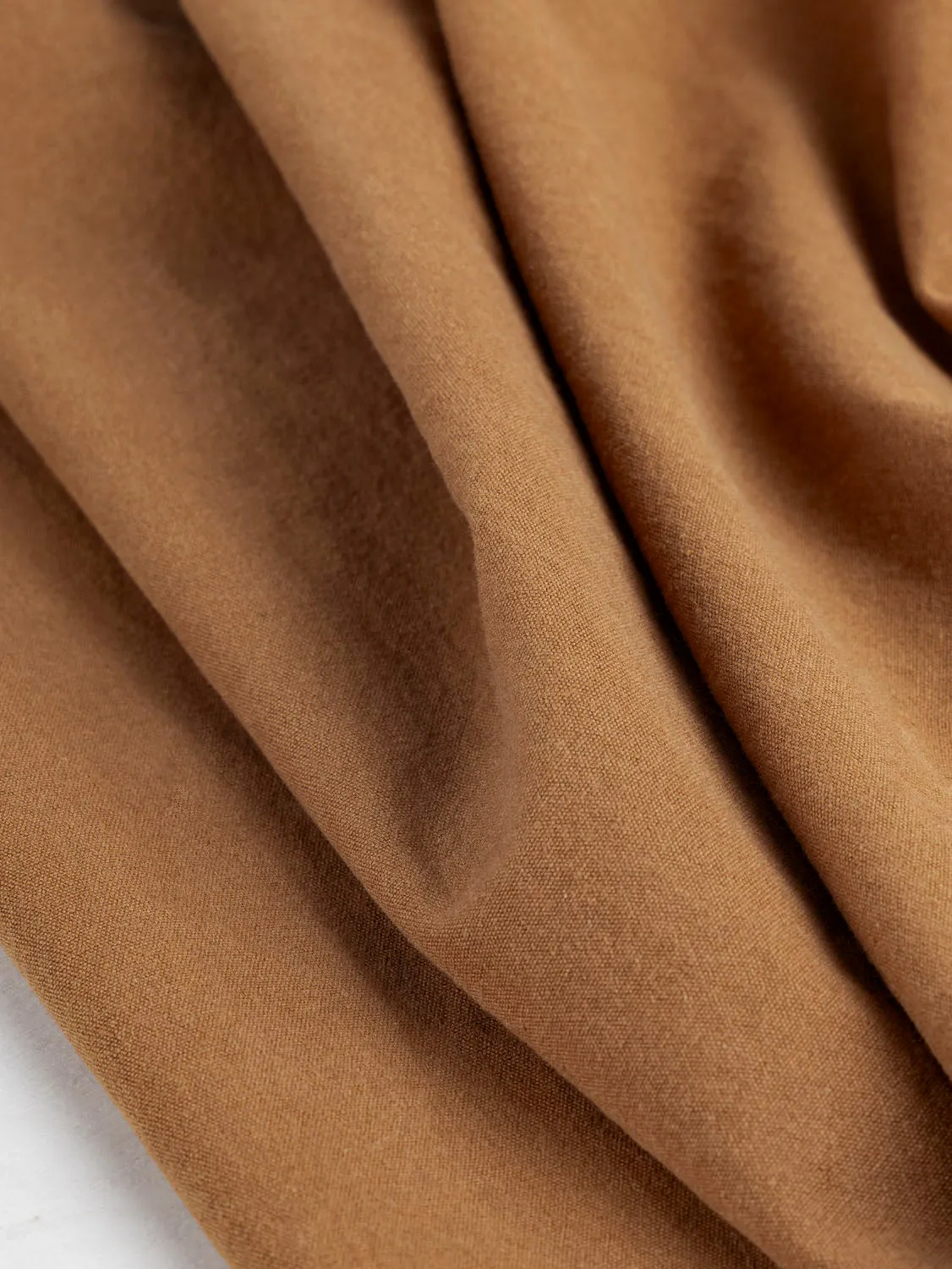 Substantial Organic Cotton Broadcloth - Caramel - Swatch