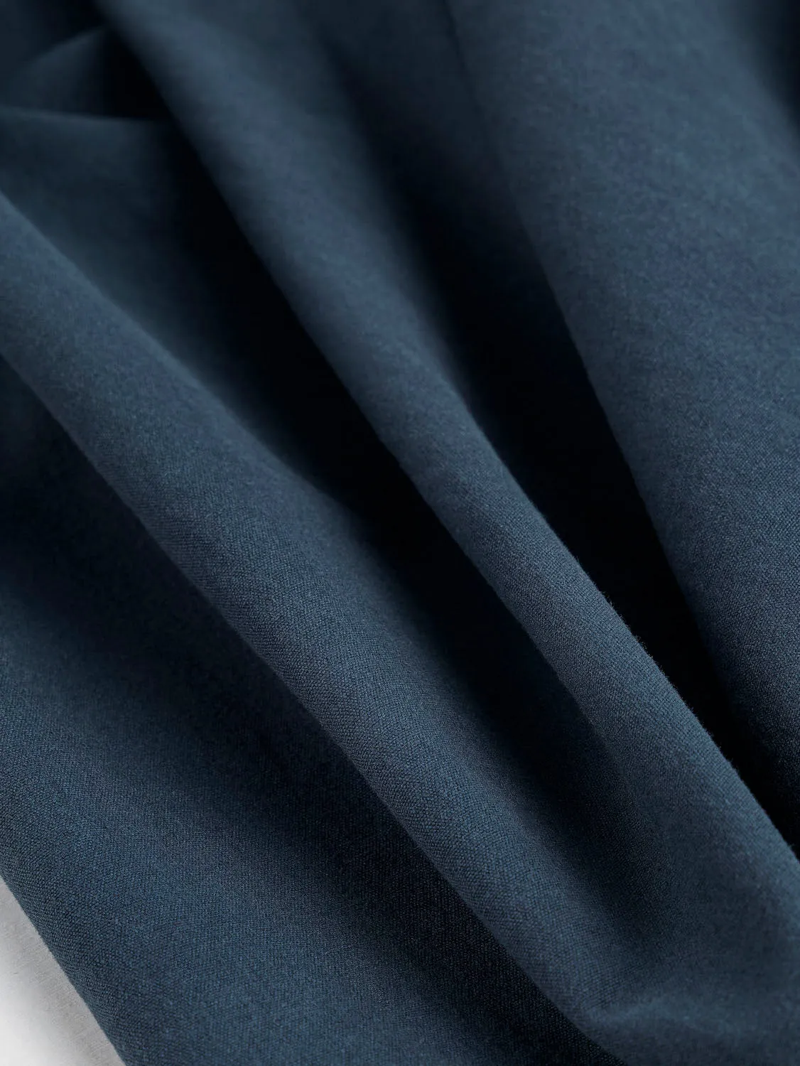 Substantial Organic Cotton Broadcloth - Deep Teal - Swatch