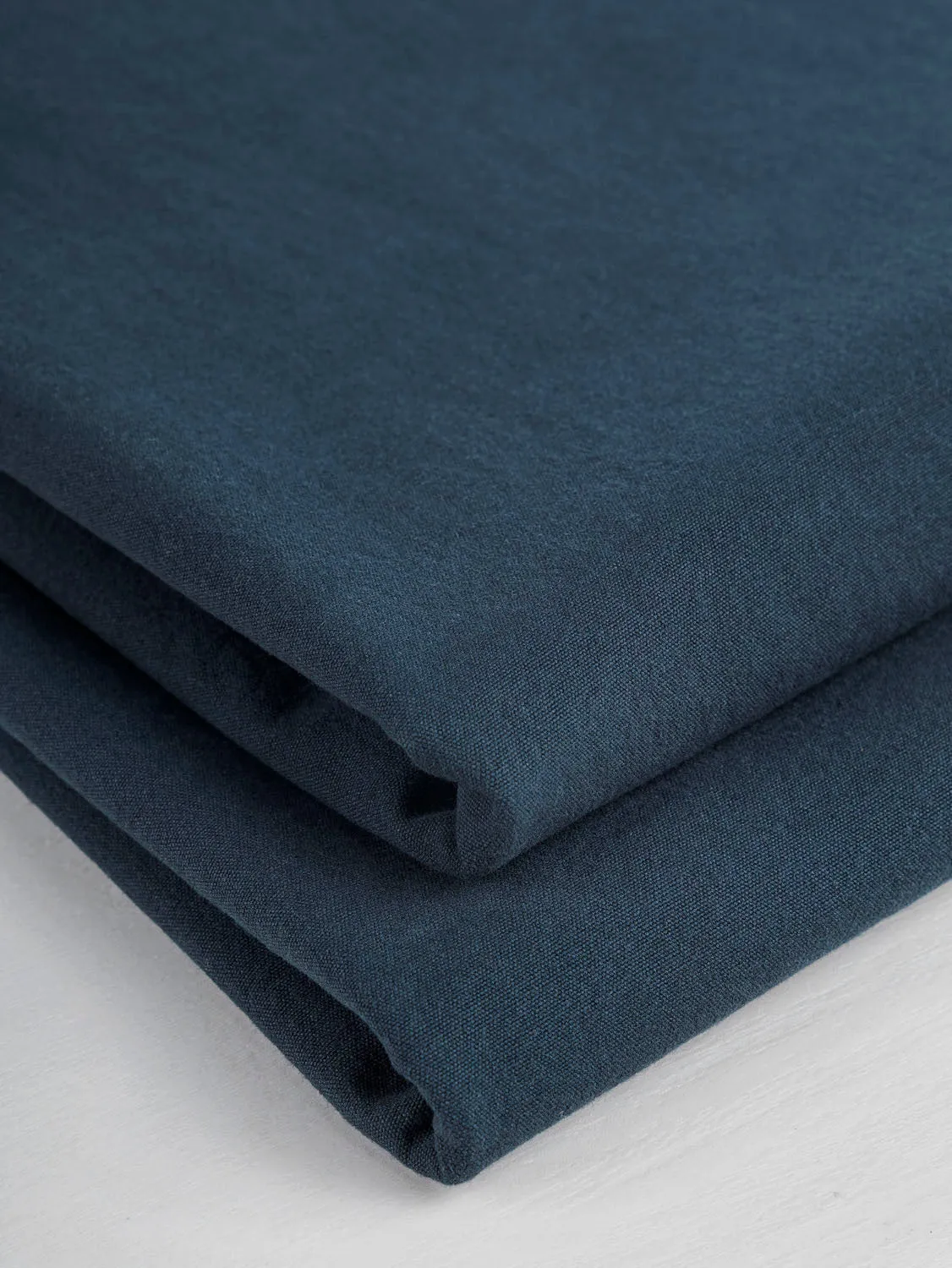 Substantial Organic Cotton Broadcloth - Deep Teal - Swatch