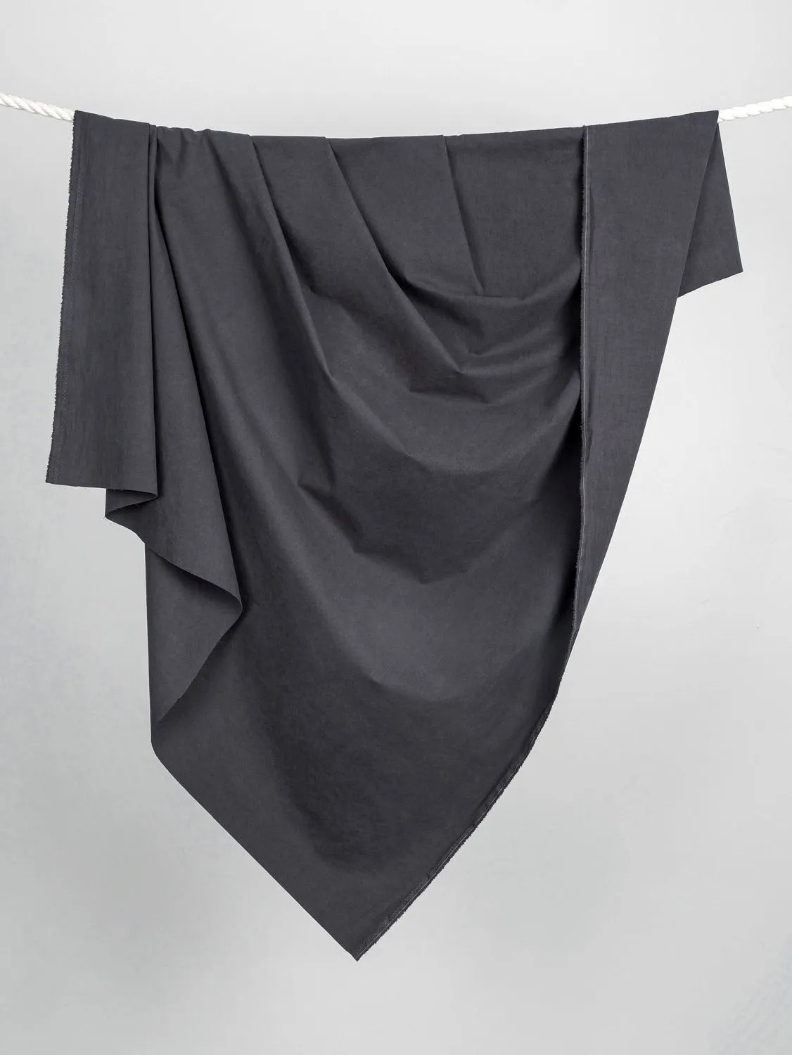 Substantial Organic Cotton Broadcloth - Pebble Grey