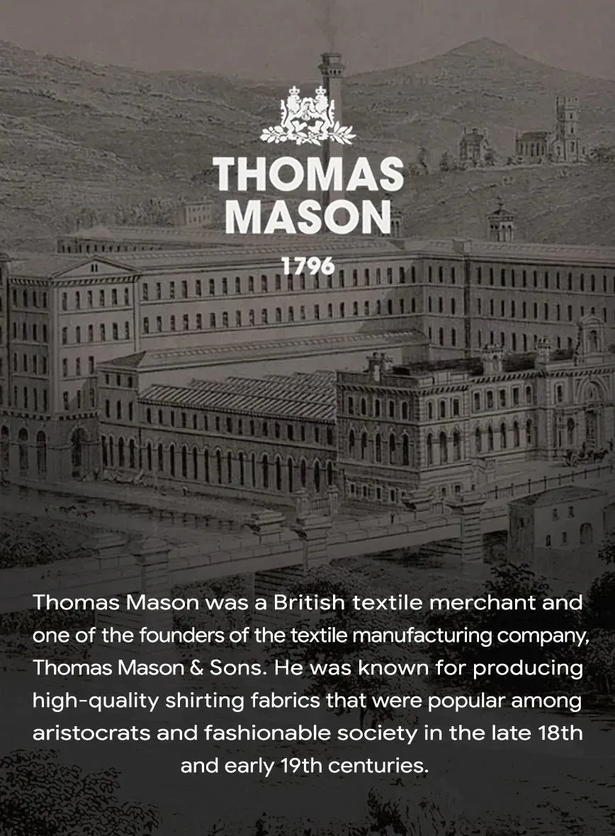 Thomas Mason Silver Shirt