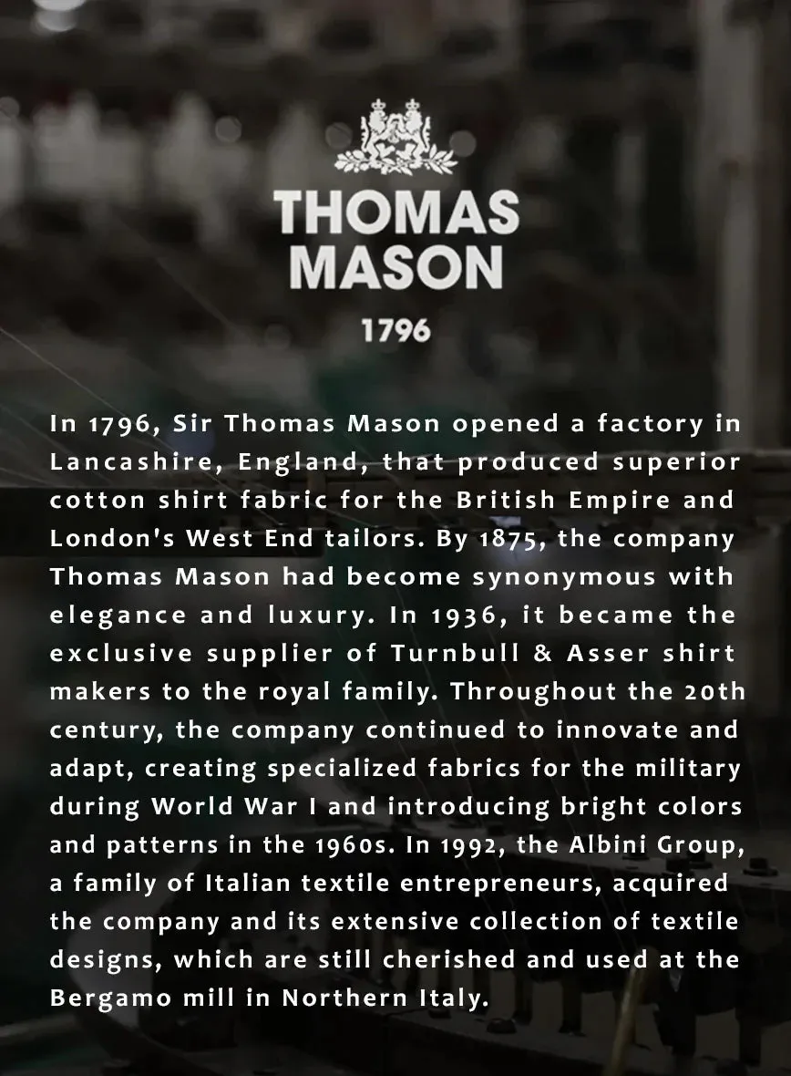 Thomas Mason Silver Shirt