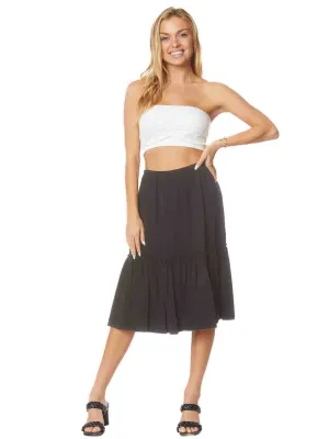 Tianello TENCEL™ Twill 2-Tier "Bohemian" Skirt