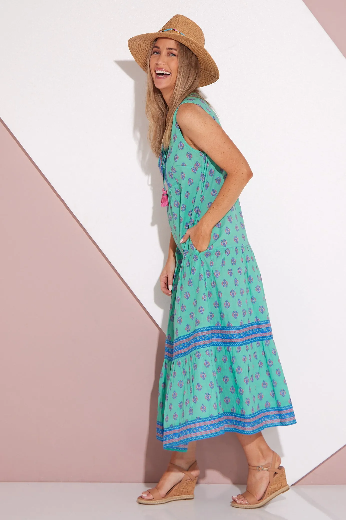 Toronto Maxi Dress - Sea