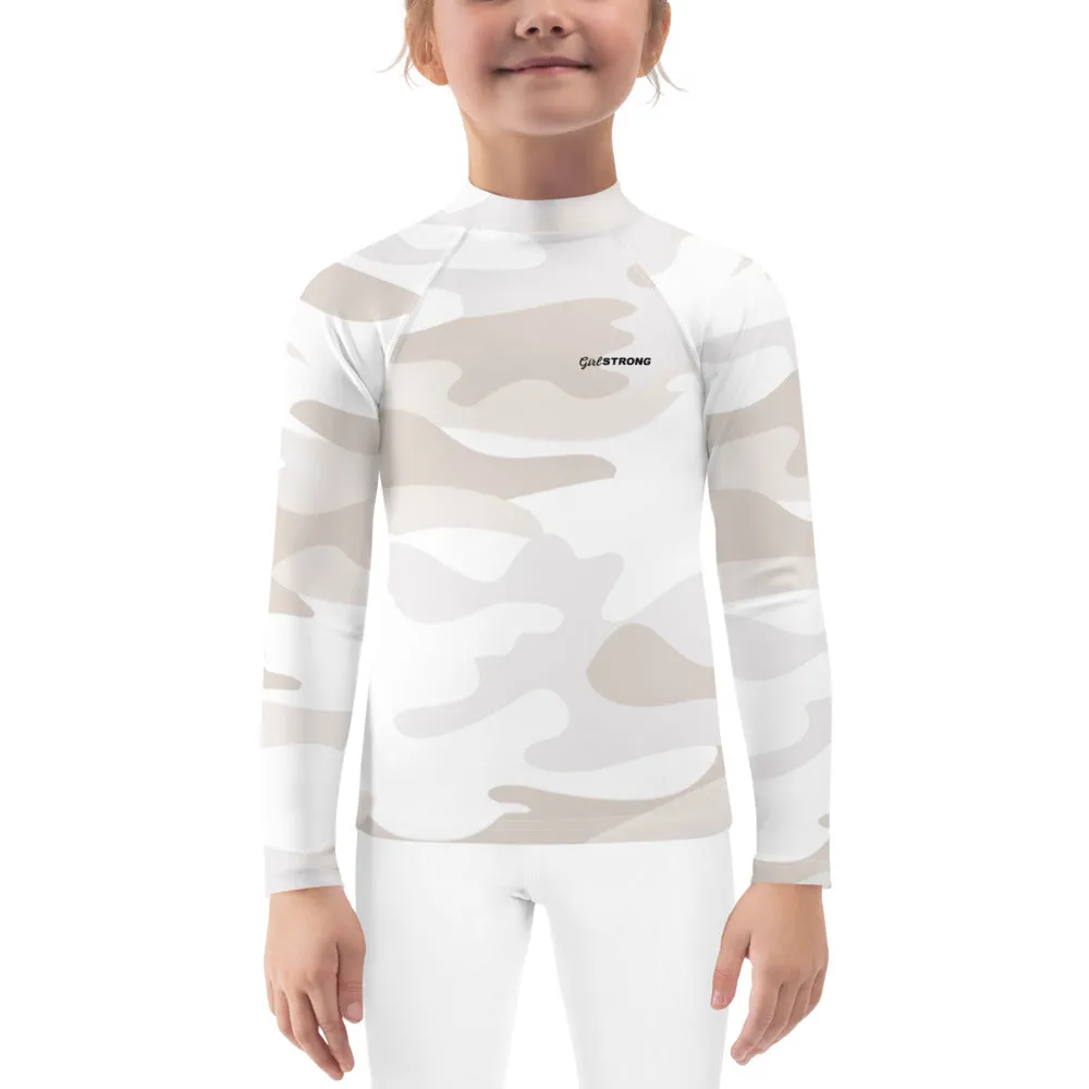 UPF 50 RASH GUARD WHITE CAMO