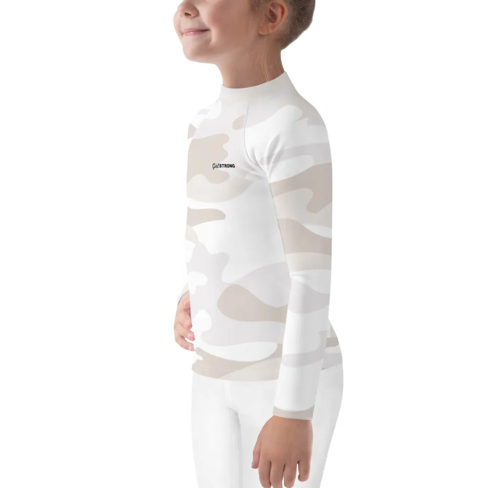 UPF 50 RASH GUARD WHITE CAMO