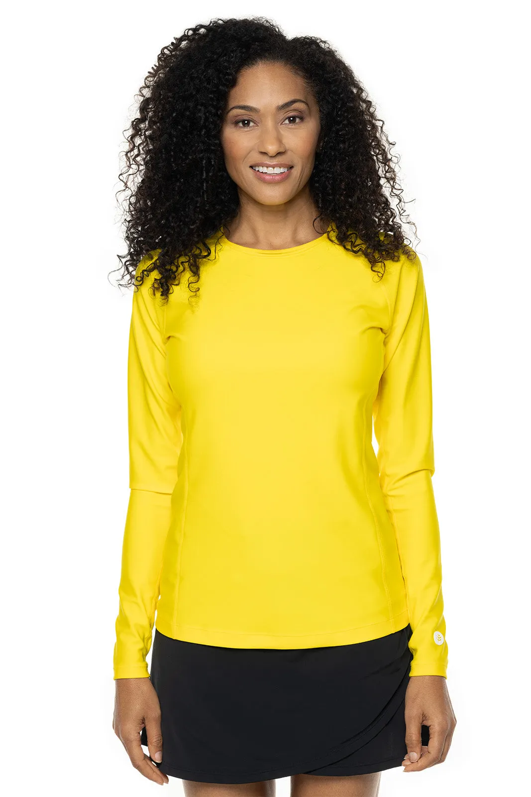 Women's Hightide Long Sleeve Swim Shirt | Bold Yellow