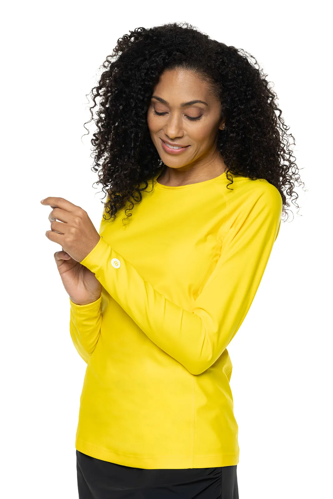 Women's Hightide Long Sleeve Swim Shirt | Bold Yellow