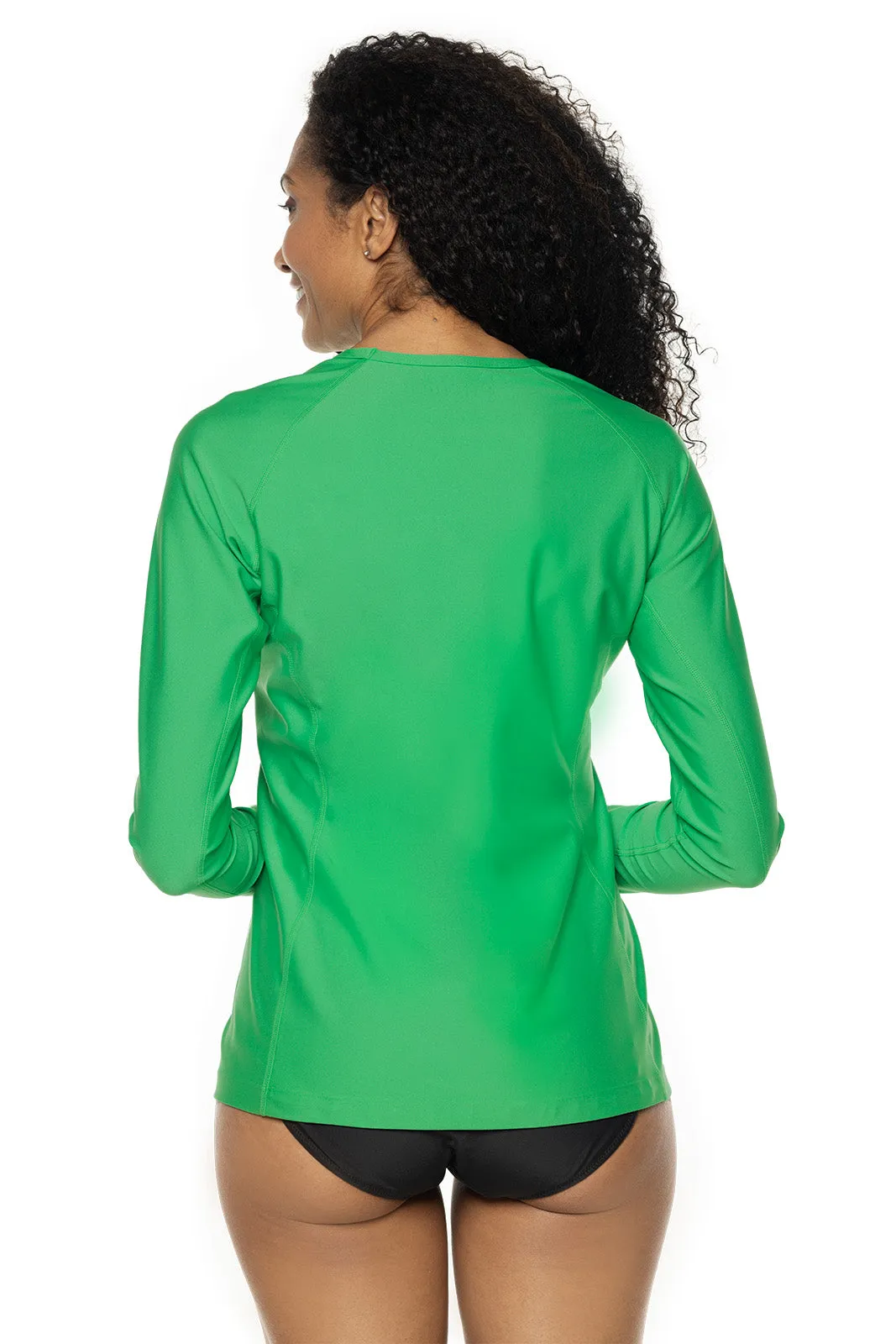 Women's Hightide Long Sleeve Swim Shirt | Palm Green