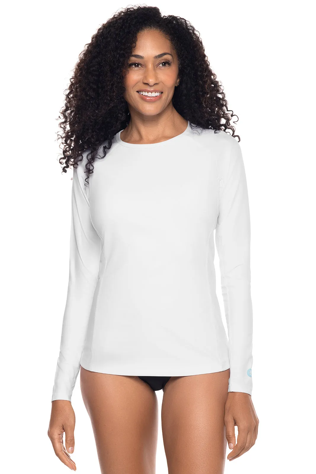 Women's Hightide Long Sleeve Swim Shirt | White