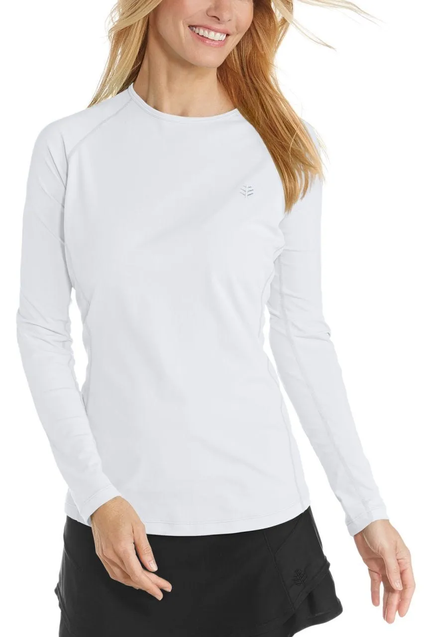 Women's Hightide Long Sleeve Swim Shirt | White